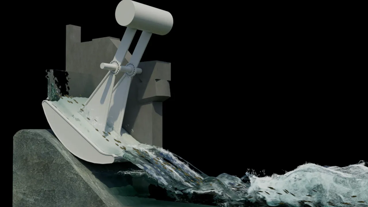 RSA Fish-Saving Fish Radial Gate